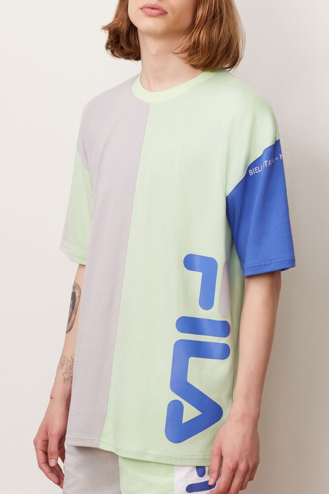 Fila T-Shirt Metis Mens Green - India DIK-987614